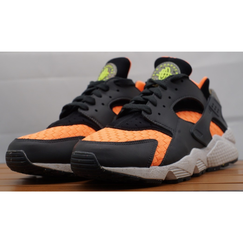 Nike Air Huarache Crater PRM - Black Atomic Orange - DG5013 001 - Men's Size 9.5 - Picture 2 of 11